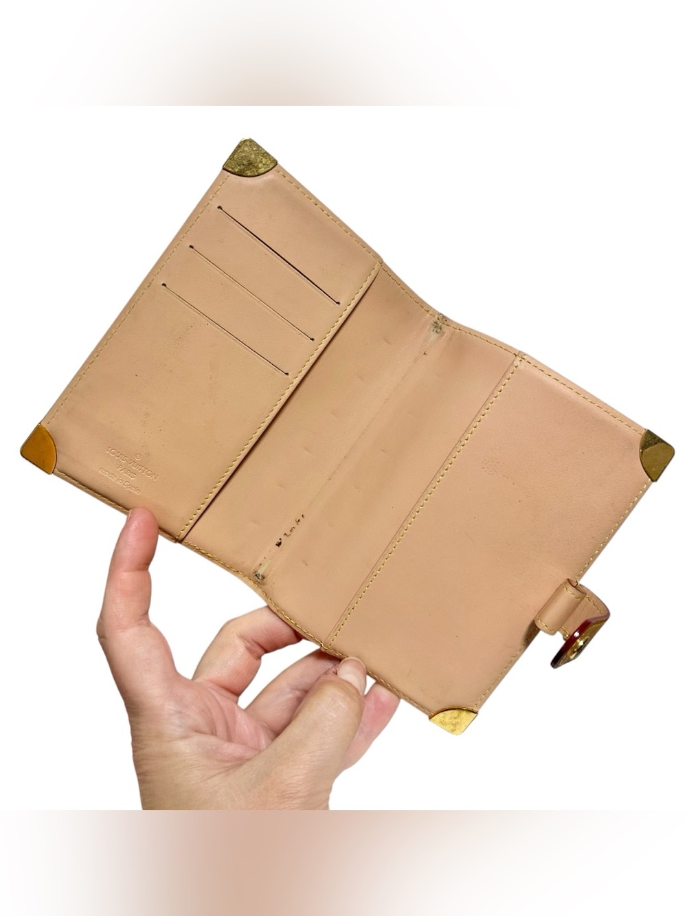 Louis Vuitton Murakami Multicolor White & Vachetta Leather Agenda PM Wallet - Picture 7 of 16